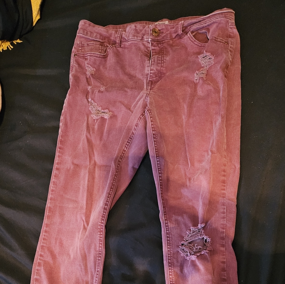 Refuge Women's Skinny Jeans in Pink